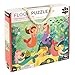 Petit Collage Floor Puzzle Mermaid Friends 24 Pieces | Large Puzzle for Kids | Completed Mermaid Puzzle Measures 18” x 24” | Makes a Great Gift Idea for Ages 3+