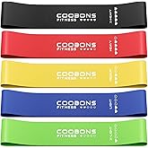 Resistance Bands for Working Out, Exercise Bands Resistance Bands Set with 5 Resistance Levels, Latex Loop Bands for Women Me