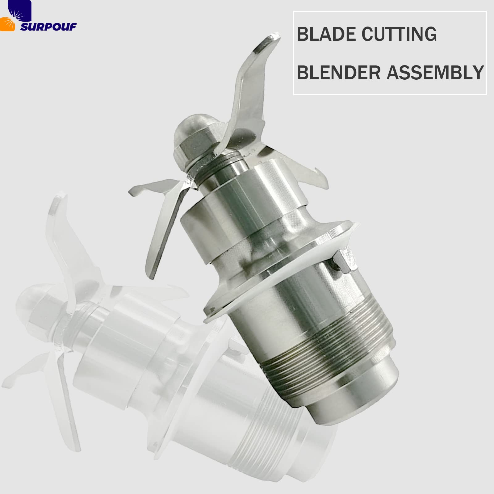 SURPOUF 502977 Compatible With Waring CB6 CB10 CB15 Blade Cutting Blender Assembly
