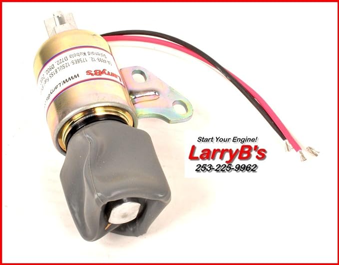 SA489912, 1756ES12SULB1S5 Kubota Fuel Shutoff Solenoid D722 D902