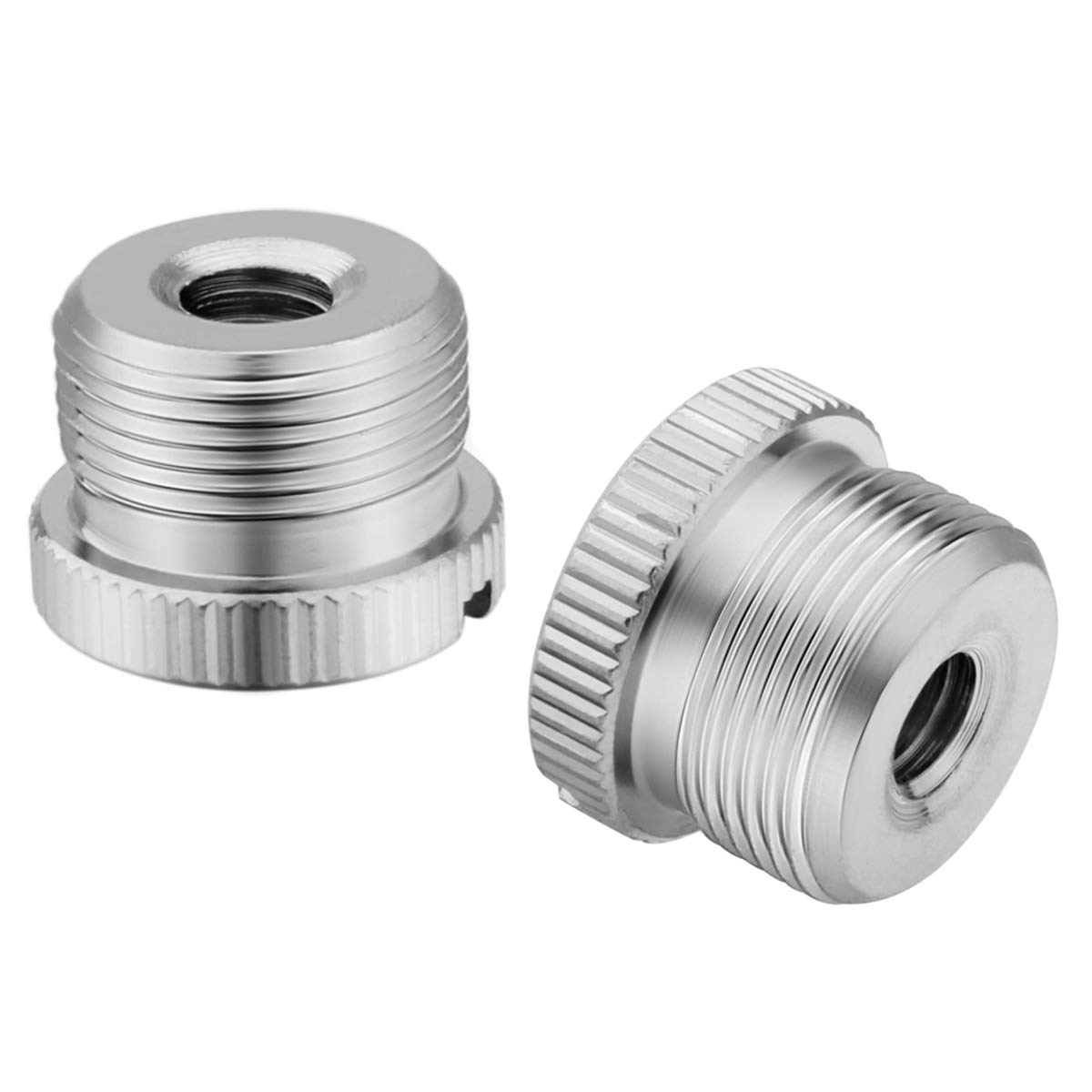 JOMLEY 5/8"-27 Male to 1/4"-20 Female Screw Thread Adapter for Camera Monitor - 2 Pack