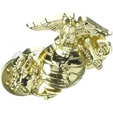 EagleEmblems P15135 Pin-USMC, Emblem, B1, Left Collar-Gold (1'')