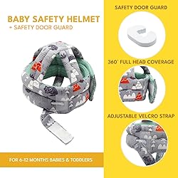 Protective Baby Helmet with Safety Door Guard