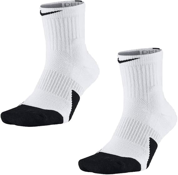 Amazon Nike ナイキ ナイキ エリート ミッド ソックス １ ５ 2足セット ホワイト Sx5594 100 21 23cm スポーツソックス 通販