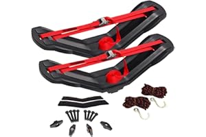 Malone SeaWing Saddle Style Universal Car Rack Kayak Carrier with Bow and Stern Lines