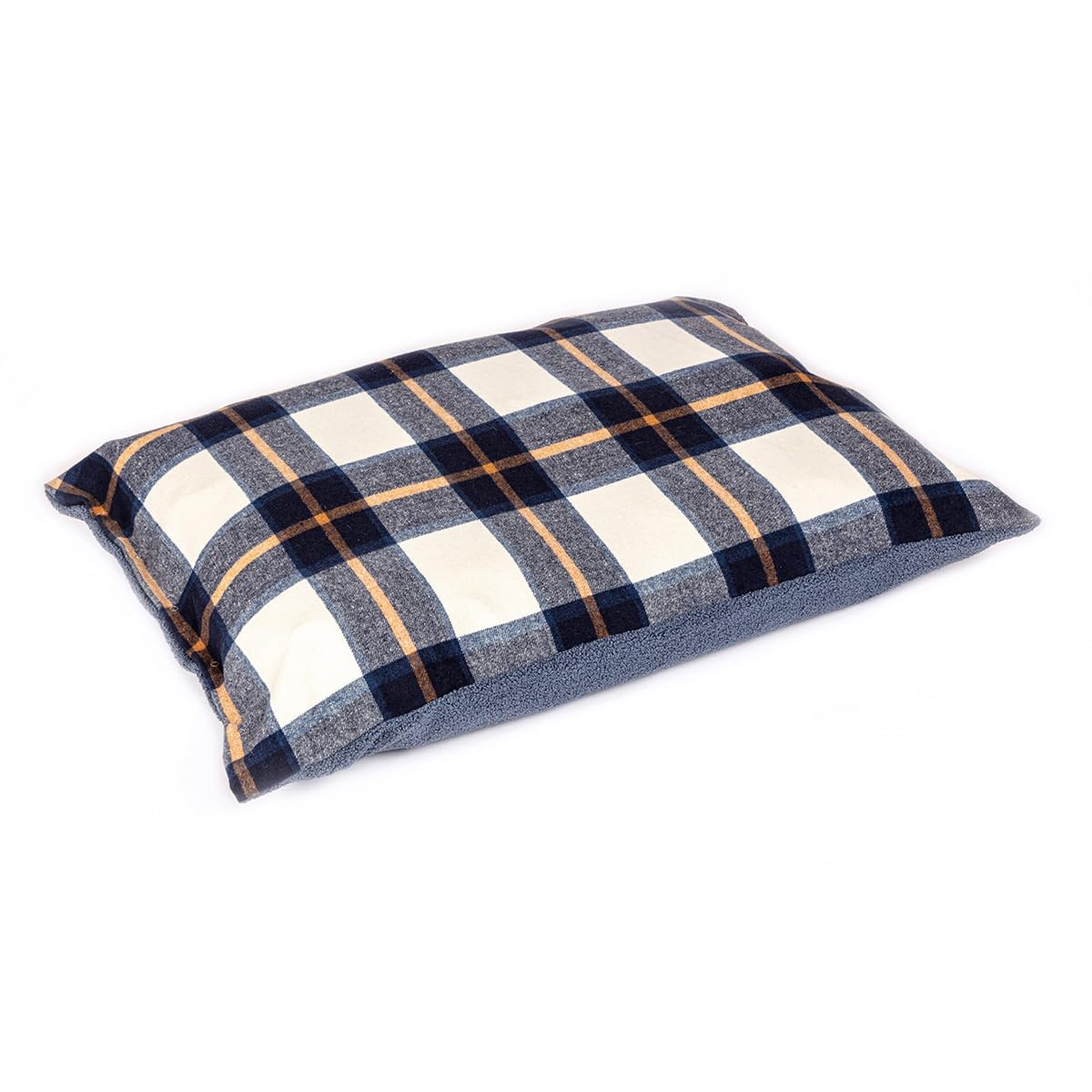 Danish Design Navy Bowmore Brushed Check Design Reversible Deep Duvet Cover Medium (Cover Only)