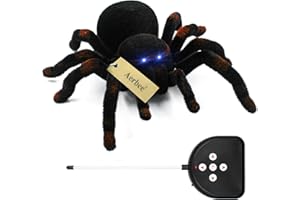Aerbee Remote Control Spider Toys, RC Giant Tarantula Toys Wireless Remote Control High Simulation Spider Animal Pets Toys Re