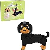 Larcele Micro Building Blocks Set, DIY Mini Building Toy Bricks for Age Over 12 Years, 1154 Pieces KLJM-02 (Dachshund 2)