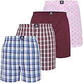 Noble Hues Mens Underwear Cotton Boxers Pack - Mens Boxers with Everyday Comfort, Cool & Breathable Boxers for Men