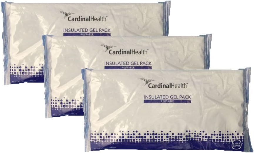 Jack Frost Reusable Insulated Gel Packs Cold or Hot Jumbo Size 14" x 7.25" (Qty3) Part# 80600