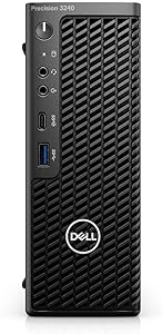 Dell Precision T3240 Desktop - Intel Core i5 10th Gen - i5-10600 - Six Core 4.8Ghz - 256GB SSD - 16GB RAM - Windows 10 Pro (Renewed)