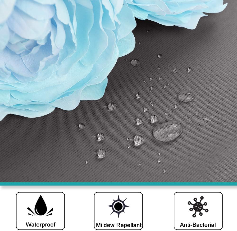 NICETOWN Outdoor Curtain Grommet Top and Bottom, Thermal Insulated Keeps The Rain Out Versatile Vertical Drape, Blackout Heavy Weight Wind Break Outdoor Drapery (52 by 108 inches,1 Piece, Tan-Khaki)