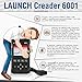 LAUNCH Creader 6001 OBD2 Scanner Car Code Reader Full OBDII/EOBD Scan Diagnostic Tool for O2 Sensor Test, On Board Monitor Test and Turn Off Check Engine Light