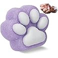 Taba Squishy Cat Paw Toy Handmade, Cute Kawaii FuFu Squishies, Sticky Squishy Pinch Fmily, Jelly Kitty Paw Squeeze Toys, YoYo Squishy Funny Fidget Toys Novelty Things for Anxiety, Adults Kids-Purple