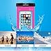 DBPOWER Universal Waterproof Dry Case for Smartphones - Magenta
