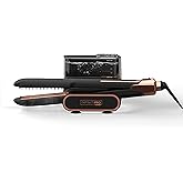 INFINITIPRO by CONAIR Steam Therapy Flat Iron, 1 1/2-inch Hair Straightener