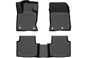 LQI TPE Floor Mats Compatible with Ford Escape 2020-2025 1st and 2nd Row 3PCS Truck Accessories Cargo Liners All Weather Protection alfombras para carro