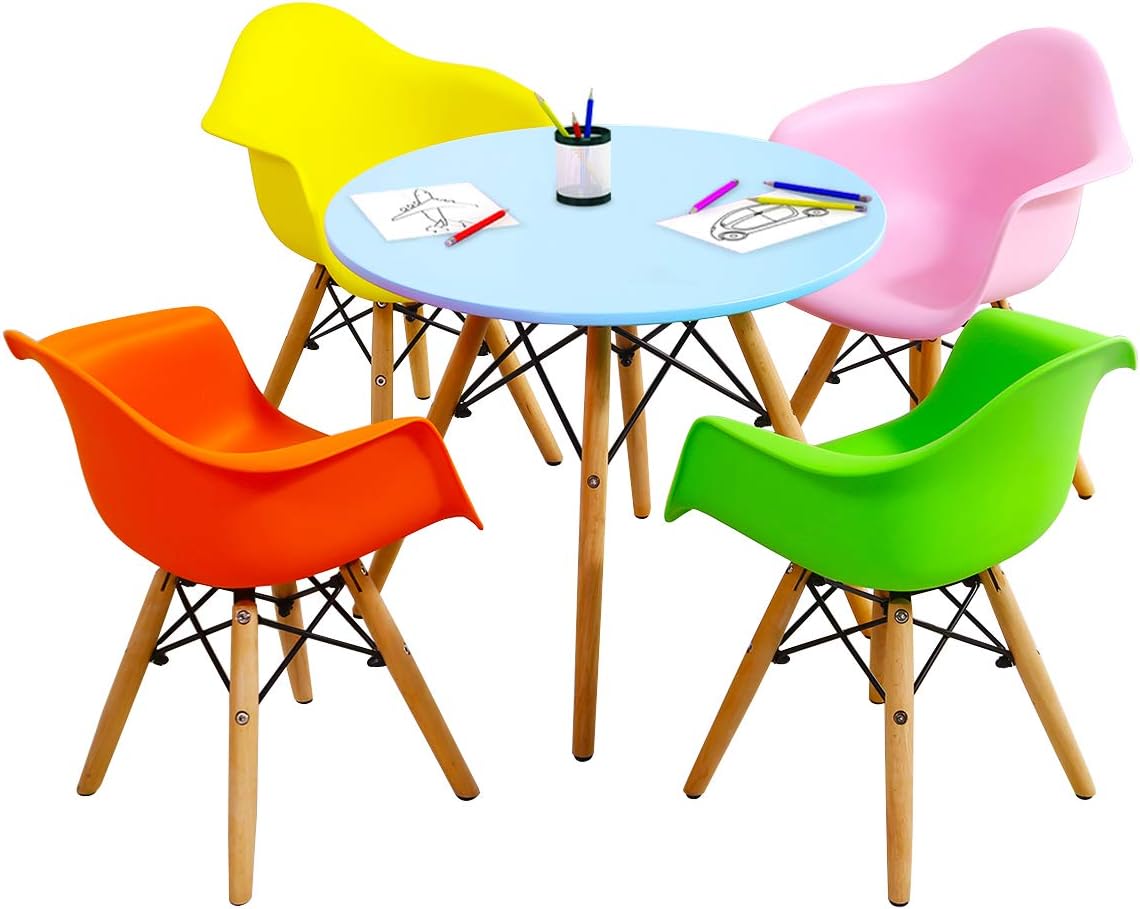 modern kid table and chairs