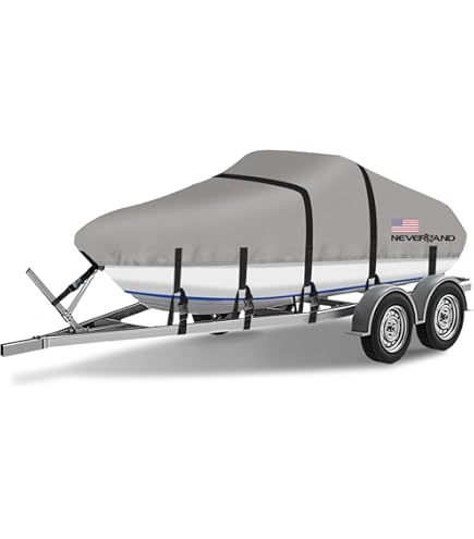 V-Hull Fish Ski I/O 17' 18' 19' Boat Trailerable Cover Color - Foto 5