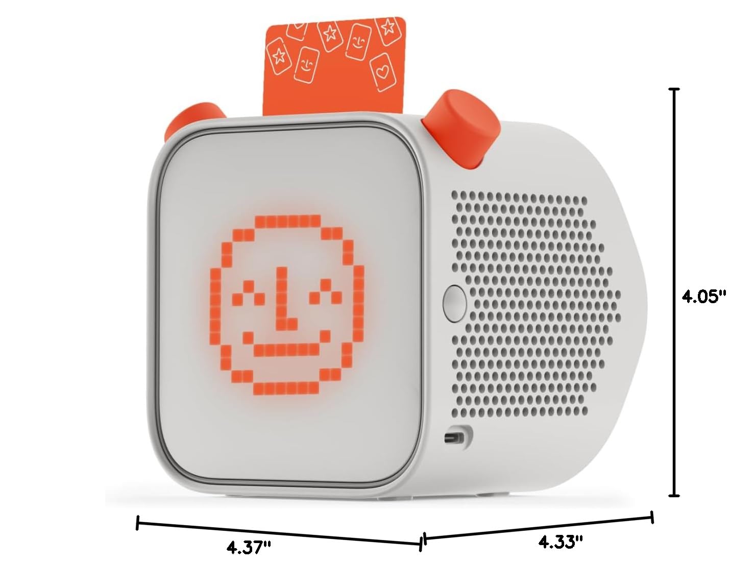 YOTO Player (3rd Gen.) + Make Your Own Card – Kids Bluetooth Audio Speaker, All-in-1 Screen-Free Device for Stories Music Podcasts Radio White Noise Thermometer Nightlight Ok-to-Wake Alarm Clock