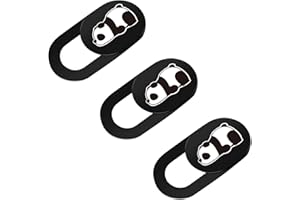 SIREG Webcam Cover Slide Ultra Thin - Cute Panda Web Camera Cover fits Laptop,Tablet,Computer, Smartphone, Protect Your Priva