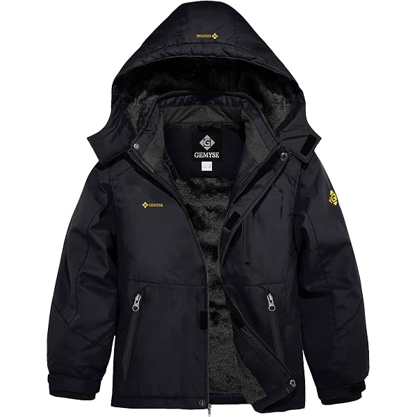 Veste Garçon Zero Xposure Noire, Capuche Lime Fluo Et Doublure Zippée – Taille XL