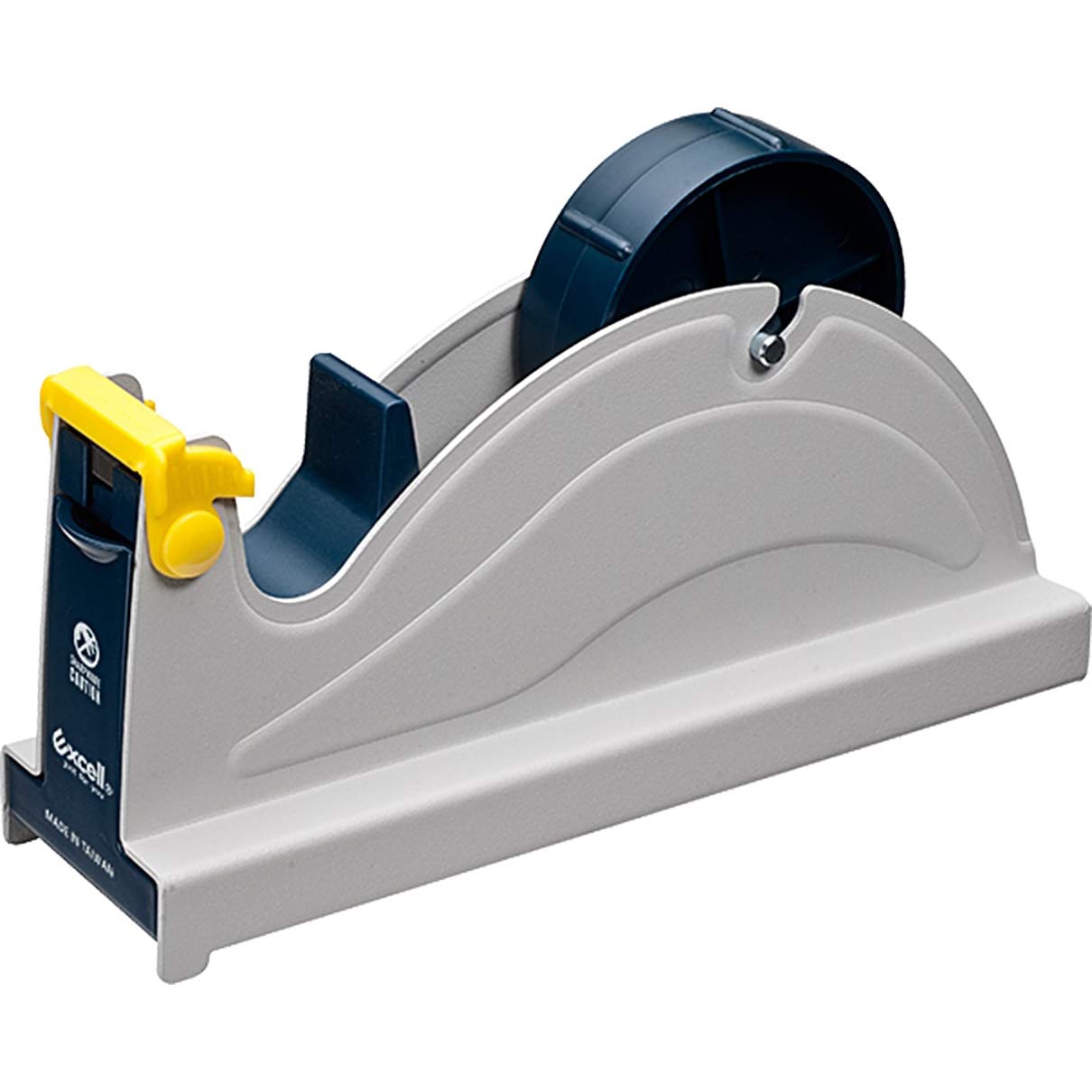 Excell Pro-Mount Steel Desk Top Tape Dispenser: 1 in. width (Blue/Grey)