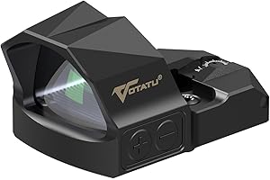 VOTATU PMD506-G Multiple Reticle Green Dot Sight for Pistol Doctor Footprint, Shake Awake 2 MOA Dot 64 MOA Circle Reflex Sight, Picatinny Optic