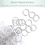 Uniclife 100 Pack 20mm Mini Split Jump Ring Double Loop Jewelry Connectors view 7
