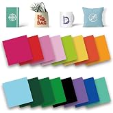 Solid Color Transfer Sheets, 16 Pcs 12"x 12" Pre-Printed Sublimation Paper | Vivid Color, Easy to Weel, Easy to Cut, Ideal for Heat Press Mug, DIY T- Shirts, Coasters Blanks