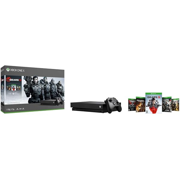 Amazon.com: Microsoft ZZG-00002 Xbox One S 500GB Gears of War 4