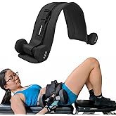 Hip Thrust Belt for Glutes – Adjustable Weightlifting Belt with Padded Support – Portable Booty Builder for Dumbbells, Kettlebells, and Plates – Home Gym Workout Gear for Men & Women