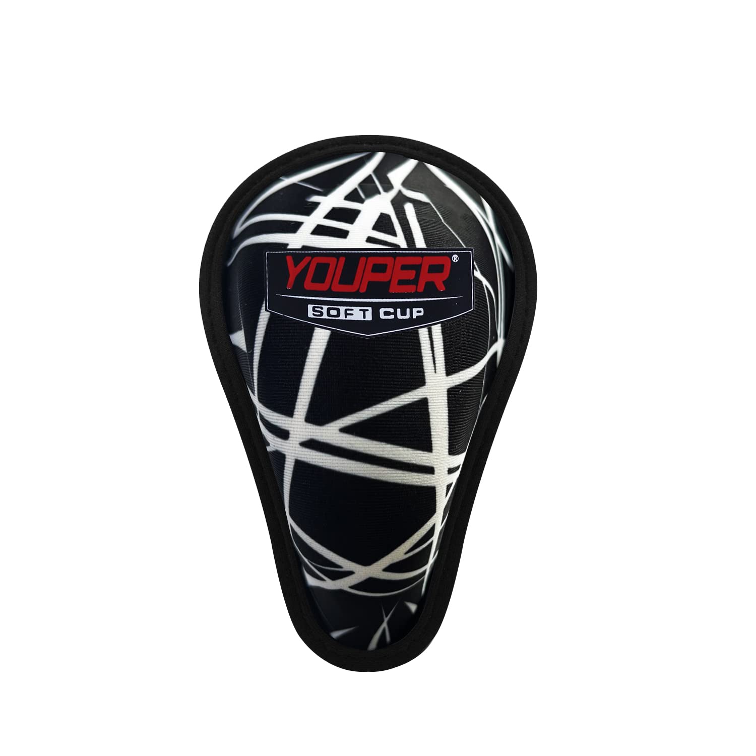 Photo 1 of Youper Boys Youth Soft Foam Protective Athletic Cup (Ages 7-12), Kid Athletic Cup for Baseball, Football, Lacrosse, Hockey, MMA (Black White)