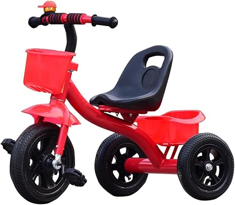 BZEI-BIKE Triciclo Carro de bebé Bicicleta Niño Juguete Coche Rueda Inflable/Espuma Bicicleta de Rueda Adecuado para 1-2-3-4 años (Niño/niña), Rojo niños Juguetes (Color : B Type): Amazon.es: Deportes y aire libre