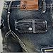 Idopy Men`s Cargo Denim Biker Jeans Shorts with Zippers
