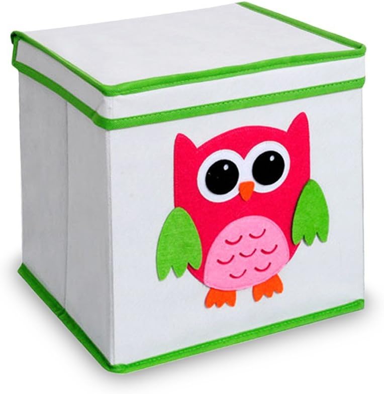 783102 Caja guarda juguetes cuadrada con tapa 27 x 28 cm BÚHO: Amazon.es: Electrónica