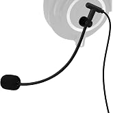 GEEKRIA Magnetic Detachable Boom Microphone, Convert Any Headphone into a Gaming Headset, Compatible with PC, PS4/5, Switch, Tablets - Plug and Play, Noise Cancelling, Black