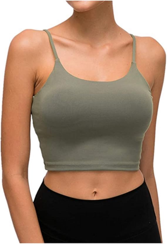 Womens Sports Bra Tank Top,Women Padded Sports Bra Wirefree Yoga Bras