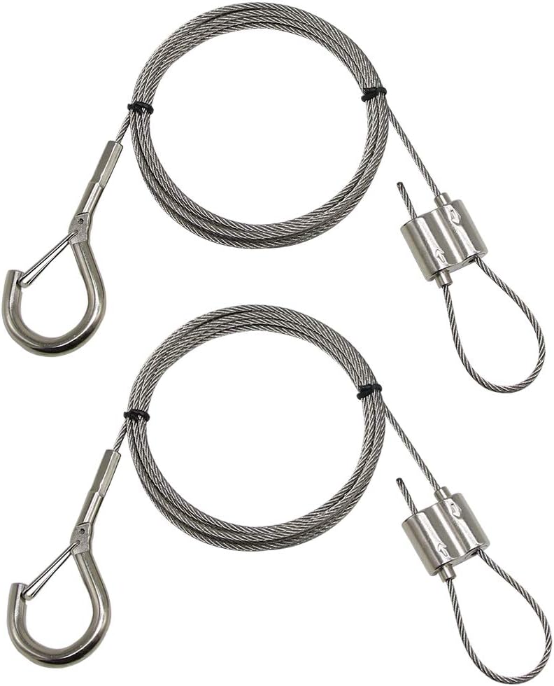 2Piece Adjustable Suspension Cable kit for Heavy Frame Picture Photo