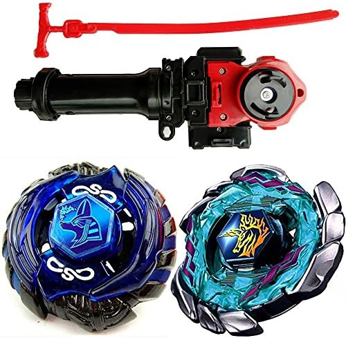 Light Lavhcher Manipulator Mercury Anubius 85XF BB-111 Gyro Water Blue + Blitz Unicorno 100RSF BB-117 Things That Vanishes In A Flash Of Unicorn Gyro + Red Power String Laucher + Grip, Complete Set