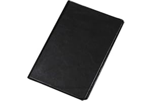 Samsill 70400 Value Padfolio Junior, 5.5 Inch x 8.5 Inch Writing Pad, Black