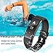 AbandShip Fitness Tracker, Fitness Tracker Watch with Slim Touch Screen and Wristbands, Wearable Activity Tracker as Pedometer Sleep Monitor for Android and iOS (Black.)