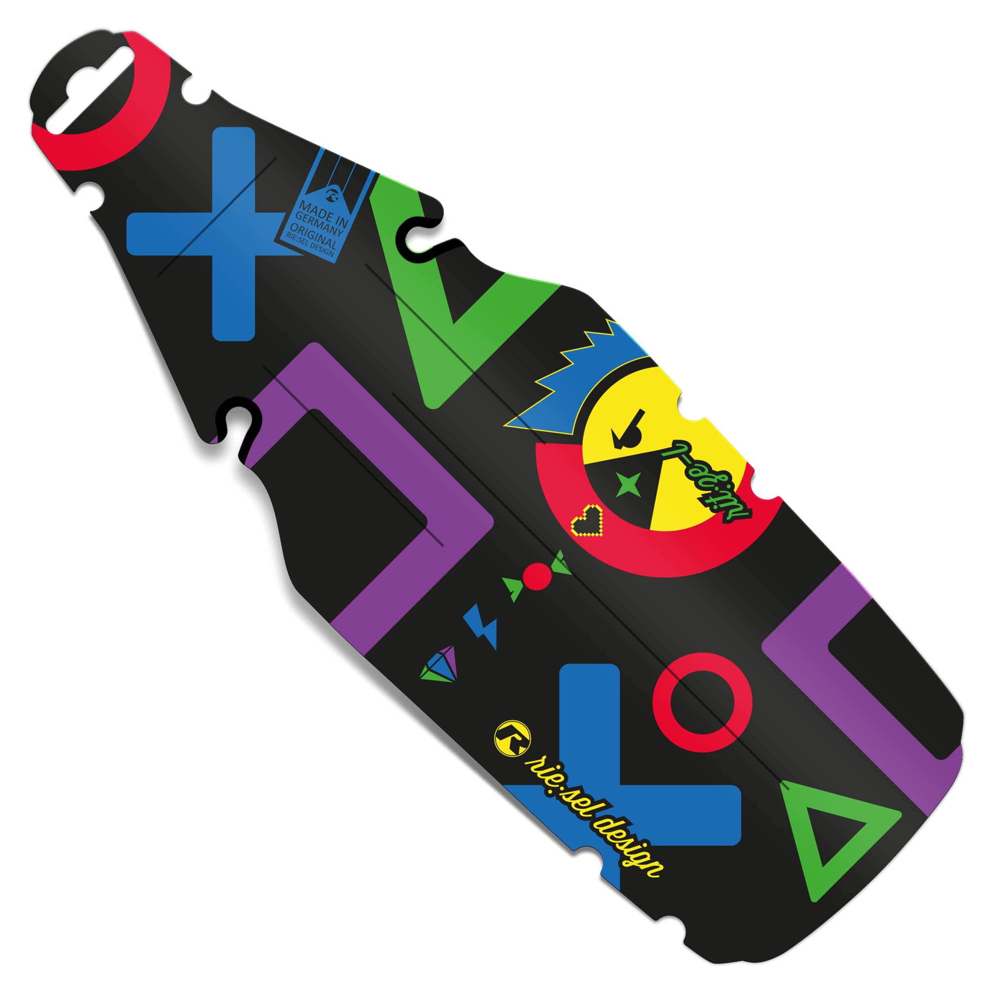 Riesel Design® - rit:ZE L - Mudguard for Road Bike Saddle - Easy to Install Rear Mudguard - Easy to Install Rear Mudguard in Modern Designs