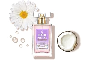 Fedulili Hair Perfume for Women Long Lasting Pheromone, Hair Body Mist Spray Fragrance Remove Essential Oil Odors, Honey Infused Coconut Chamomile for Hydrating Shine, Alcohol Free, 50 ml