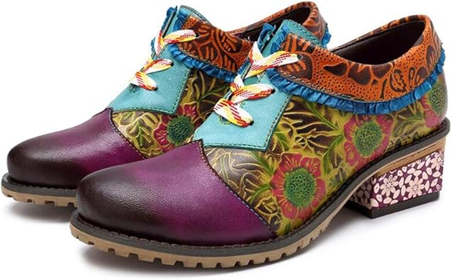 purple brogues womens