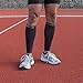 EXOUS BODYGEAR Compression Calf Sleeve - Graduated Compression Socks For Shin Splint, Recovery, Varicose Veins, Maternity, Pregnancy For Men & Women (small - medium) Calf size 12