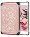 BENTOBEN Case for iPad Mini 4, Glitter Bling Sparkly Protective Cases, Super Slim Lightweight Shiny Cover, 2 in 1 Heavy Duty Hard PC Cover Soft TPU Shcokproof Case for iPad Mini 4 (2015), Rose Gold
