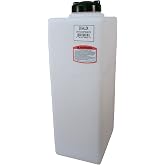 Norwesco 20 Gallon Flat Bottom Utility Tank | White, Lightweight Water &amp; Liquid Storage Bin for Trucks, Trailers, Camping, Lawn Care, and Construction Use