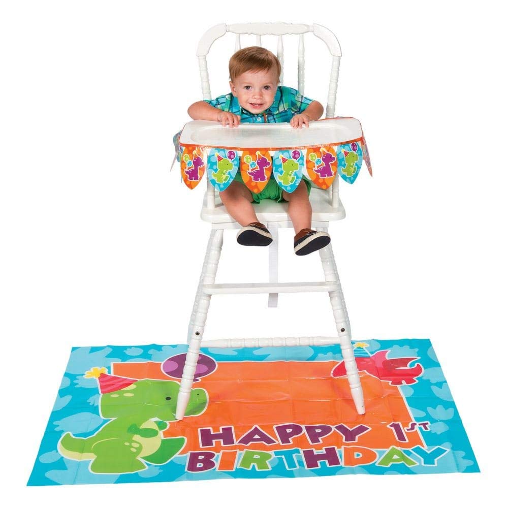 Best boy 1st birthday high chair decorating kit