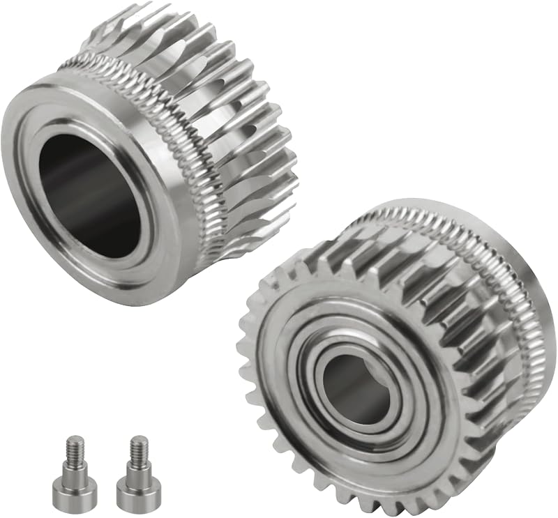 UniTak3D K1 Max Extruder Gear 2Pcs Nickel-plated Alloy for Creality